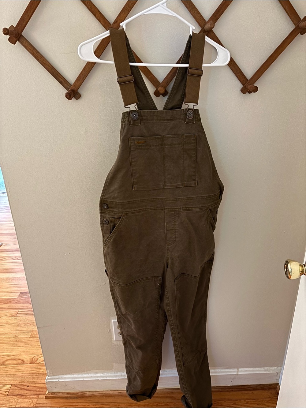 REI Olive Green Utility Overalls